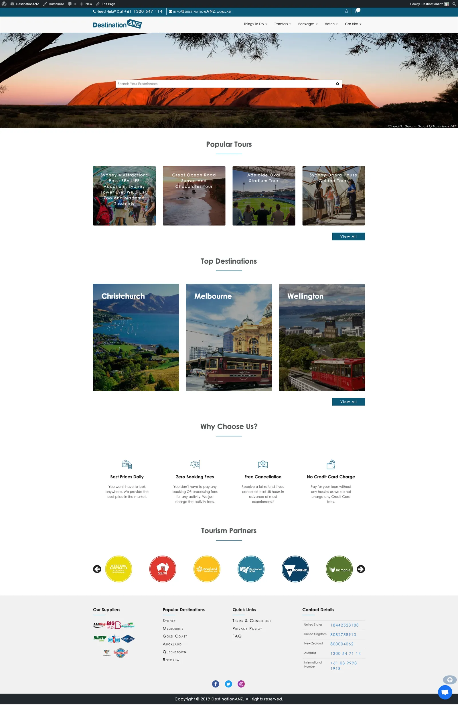 Destinationanz screenshot