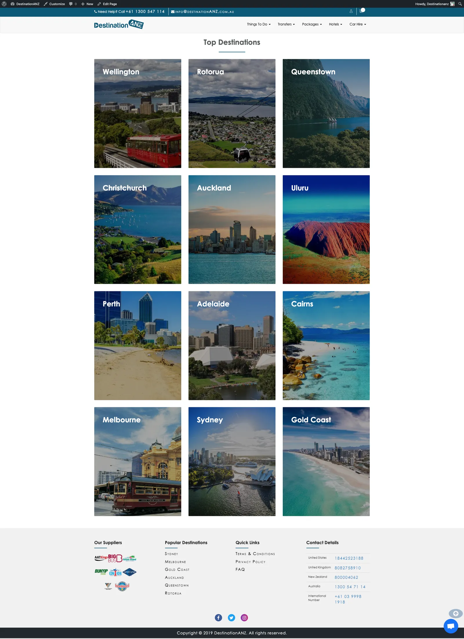 Destinationanz screenshot