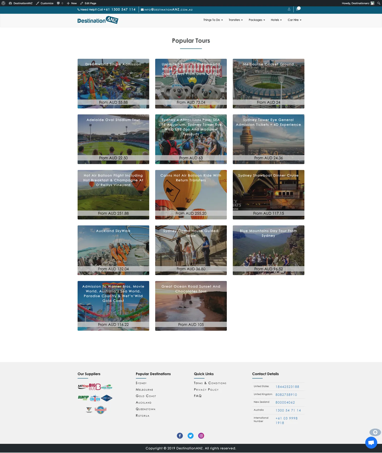 Destinationanz screenshot