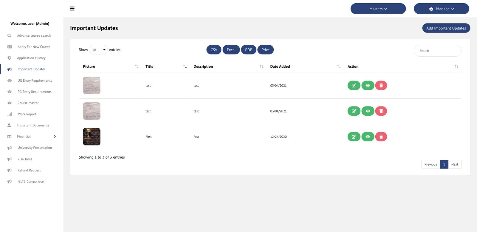 EduConsultant screenshot