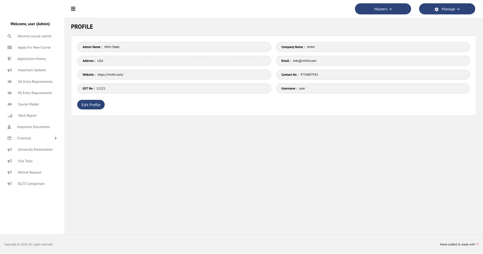 EduConsultant screenshot