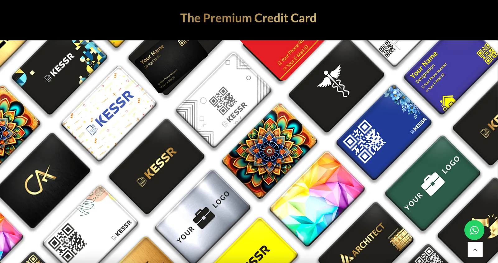 KESSR - A Digital Business Card Platform screenshot