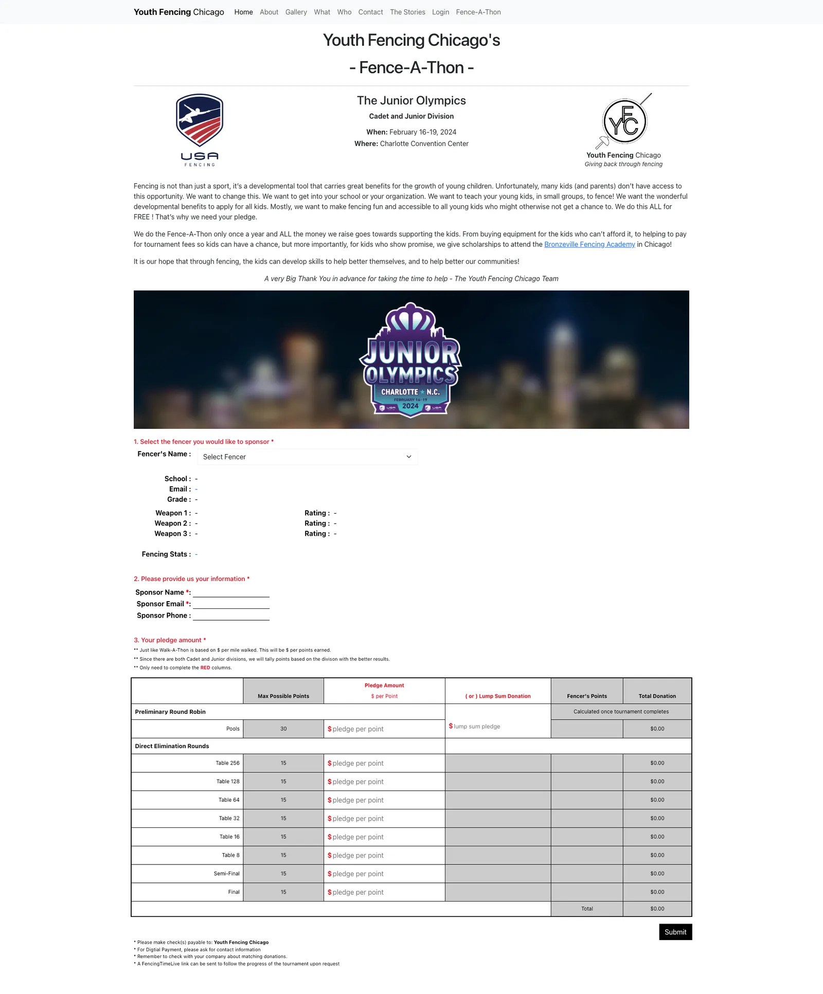 Youth Fencing Chicago screenshot