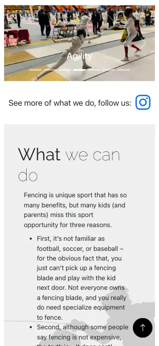 Youth Fencing Chicago screenshot